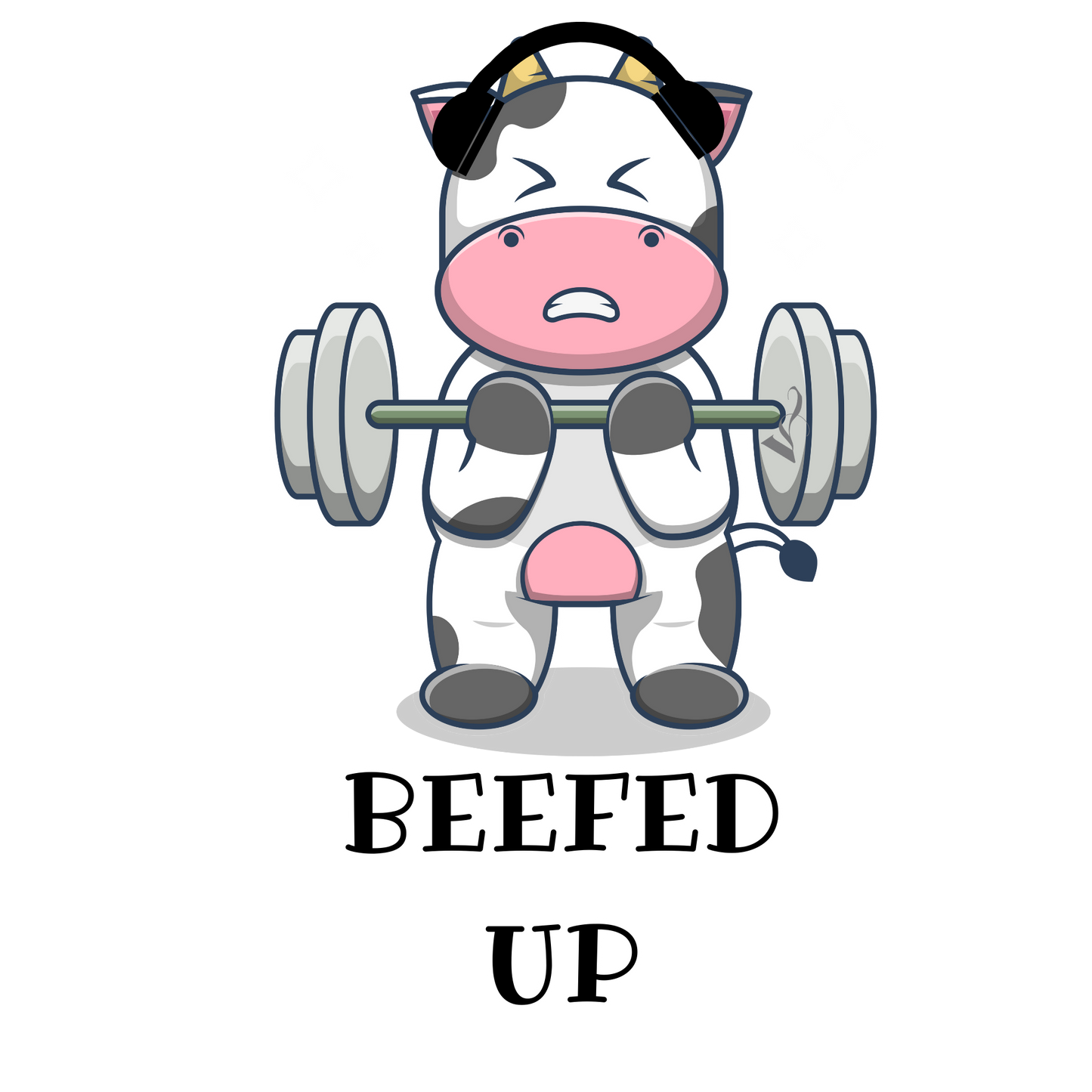 Beefed Up Sticker