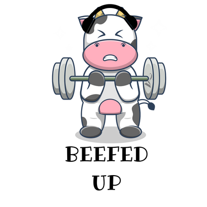 Beefed Up Sticker