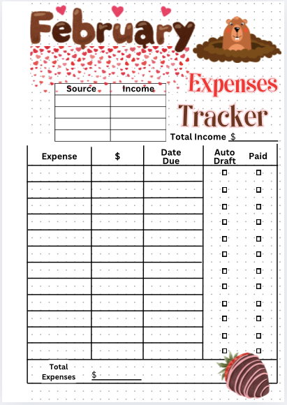 February Expenses Tracker