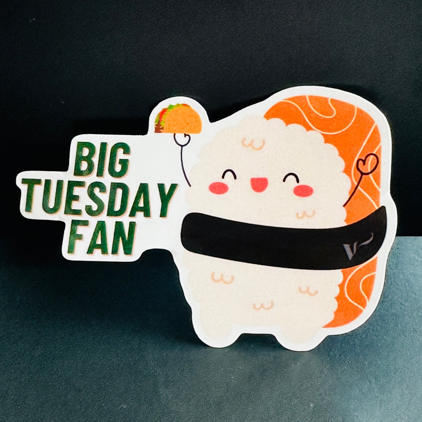 Big Tuesday Fan Sticker