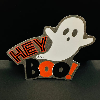 Hey Boo Sticker