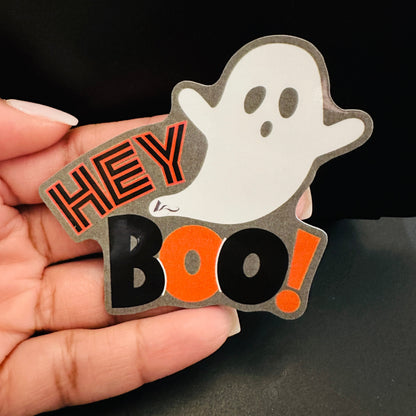 Hey Boo Sticker