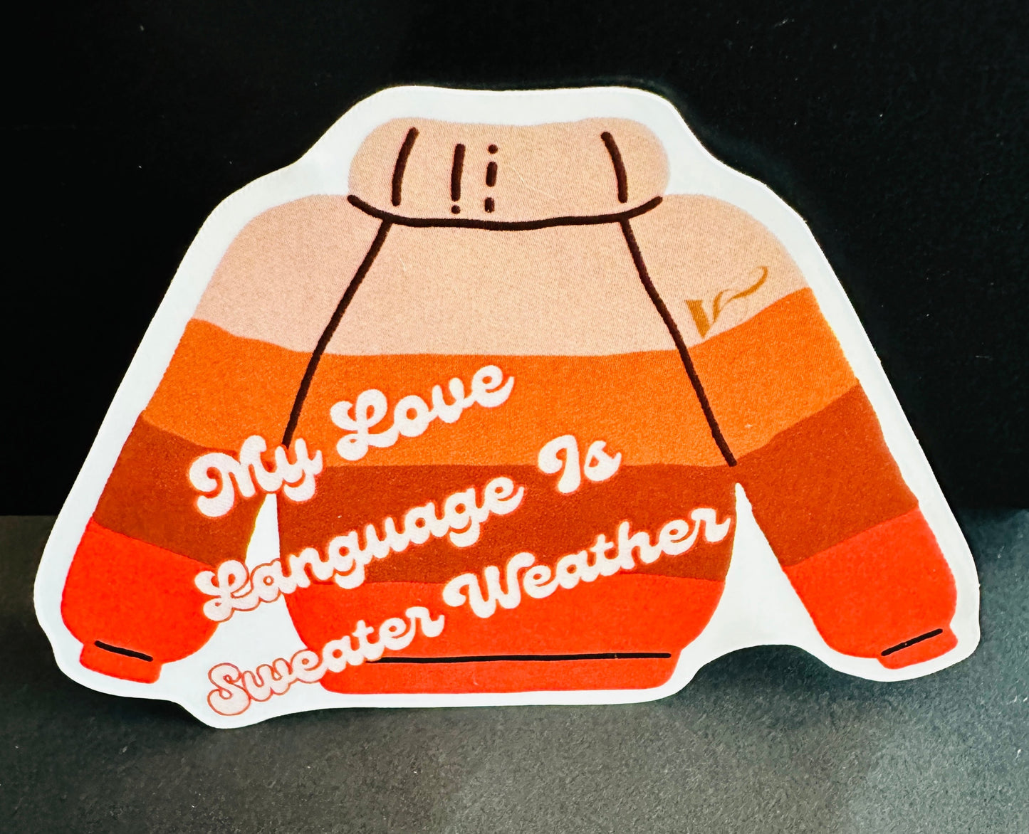 Sweater Weather Sticker