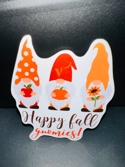 Happy Fall Gnomies Stickers