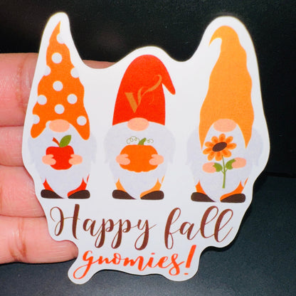 Happy Fall Gnomies Stickers