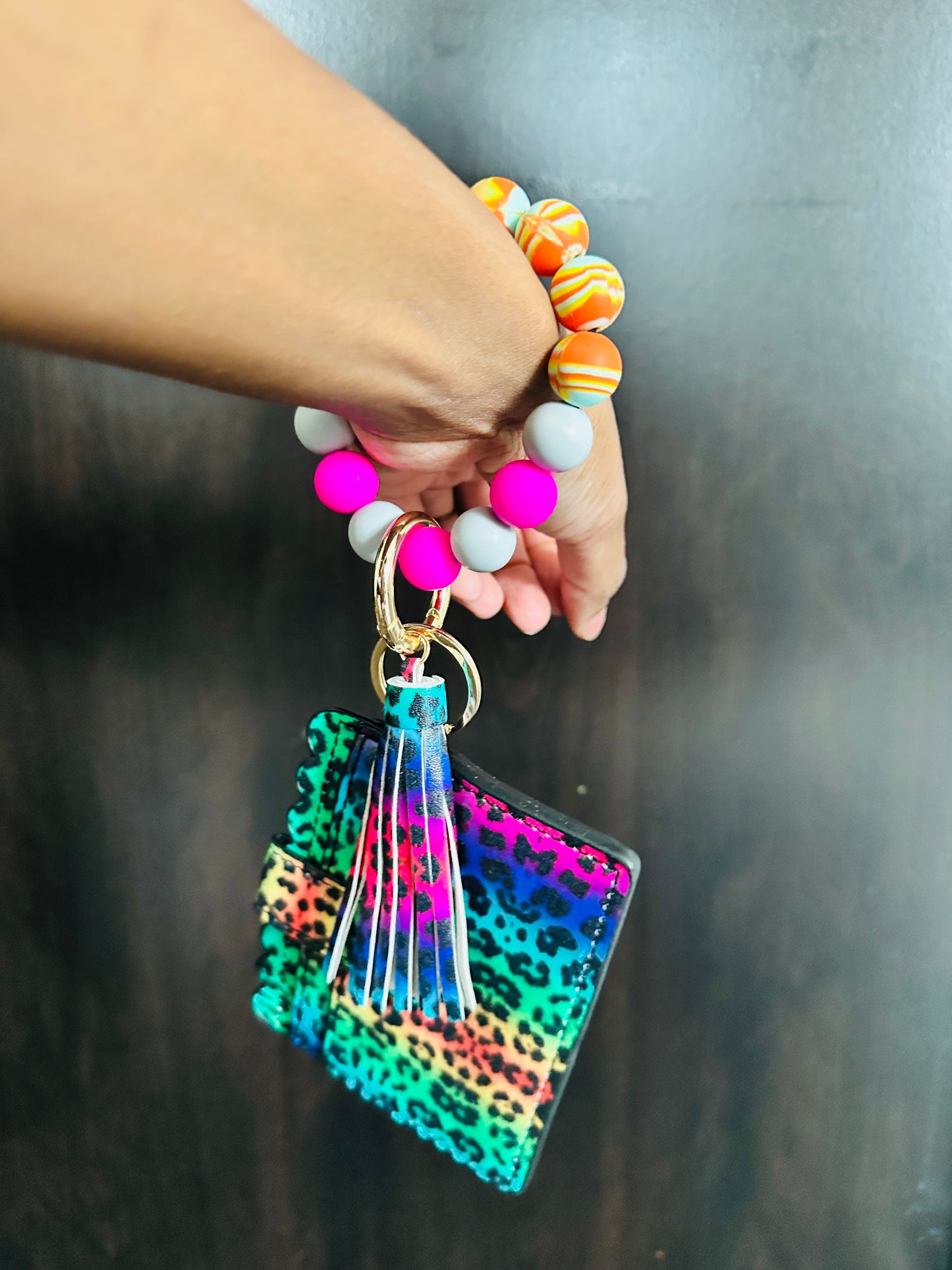 Beaded Wristlet Wallet Pattern Colors