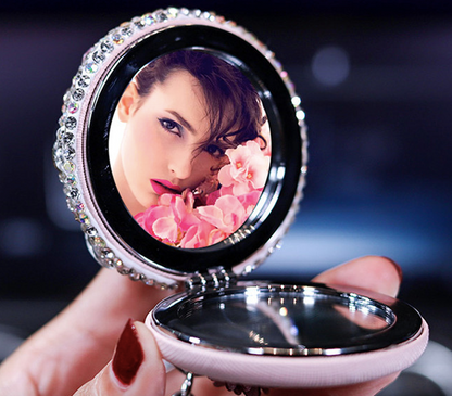 Compact Mirror Keychain