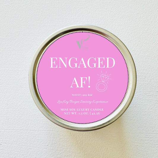 Custom Engagement Candles