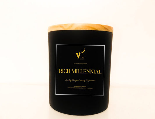 Rich Millennial Wickless Candle